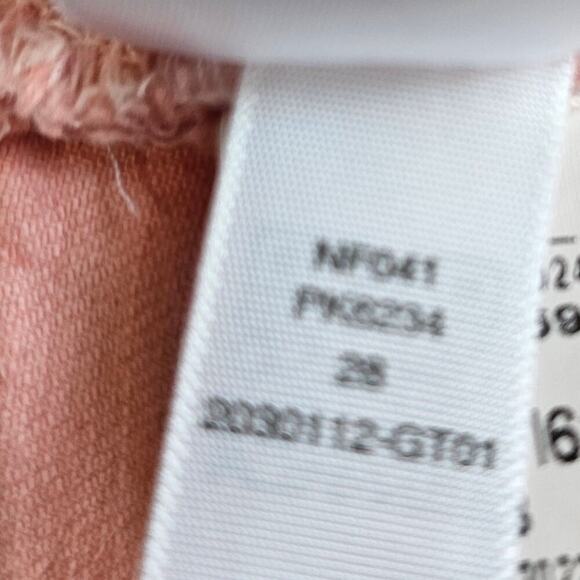 Madewell The Perfect Jean Short Garment-Dye Edition Autumn Pink Size 28 - Picture 11 of 11